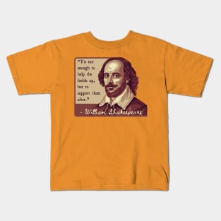 Shakespeare Quote Kids T-Shirt